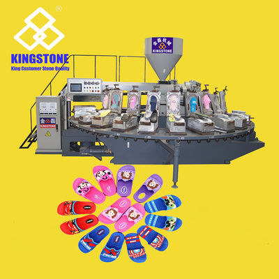 기계에게 회전하는 120-200 쌍/시간을 만드는 PVC 공기 부는 신발 샌들