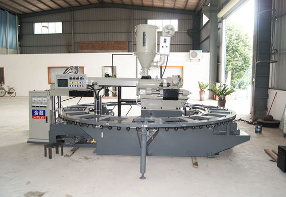 하이 힐 발바닥 수직 플라스틱 주입 주조 기계 단청 색깔