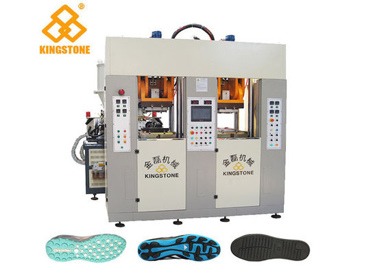 서보 기구에 의한 System/ 3.5*3.8*2.8m과 두 스테이션 2 분사기 열 가소성 폴리우레탄 수지 TR PVC TPR 유일한 성형기