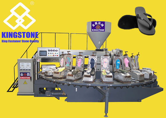 회전 테이블 주입 성형기에서 플라스틱 슬리퍼 성형기