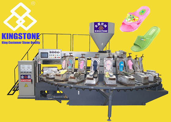 24는 194 쌍 / 시간 PVC 플라스틱 신발 사출기를 배치합니다