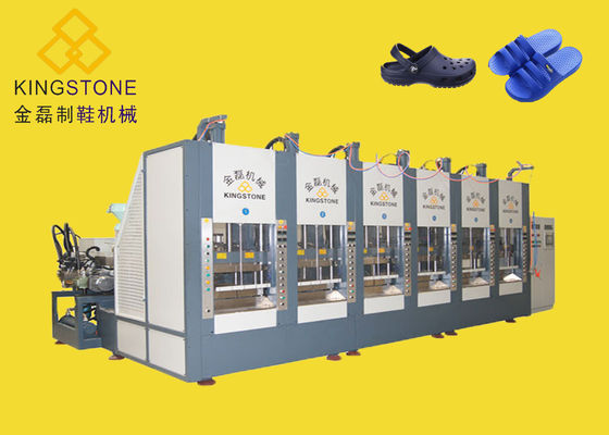 에바 발포 슬리퍼를 위한 서보 시스템 플라스틱 신발 성형기는 300-400 Pairs/ 시간과 신발 부츠를 샌들스