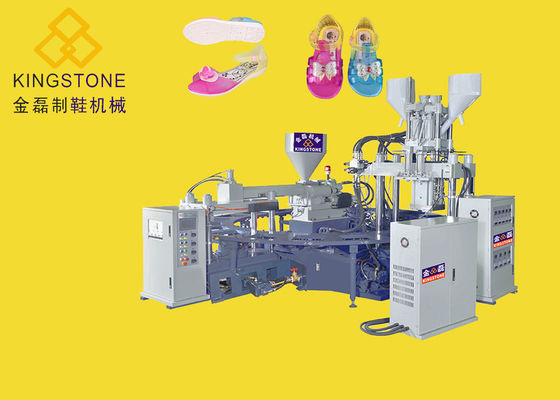 20 스테이션 회전식 3 색 자동 플라스틱은 신발 성형기를 샌들스