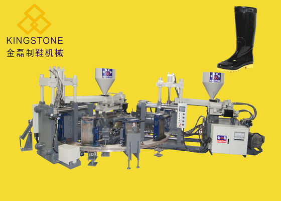 이중색 Pvc는 사출 성형기 회전형 12 스테이션을 부팅시킵니다