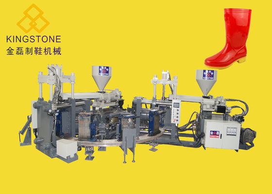 장비 회전식 12 정거장을 만드는 2 색 PVC 구머부트스 / 레인 부츠